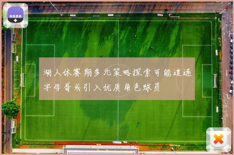 湖人休赛期多元策略探索可能追逐字母哥或引入优质角色球员